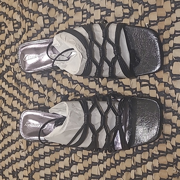 SAM EDELMAN JOCELYN WRAP LACE UP SANDALS - Picture 10 of 11